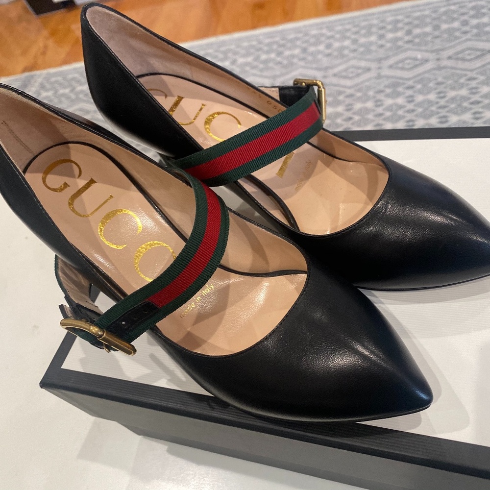 Gucci Mary Jane pump heels size 5.5 BRAND NEW